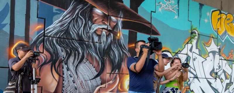 Fotograferen voor vrede in Columbia